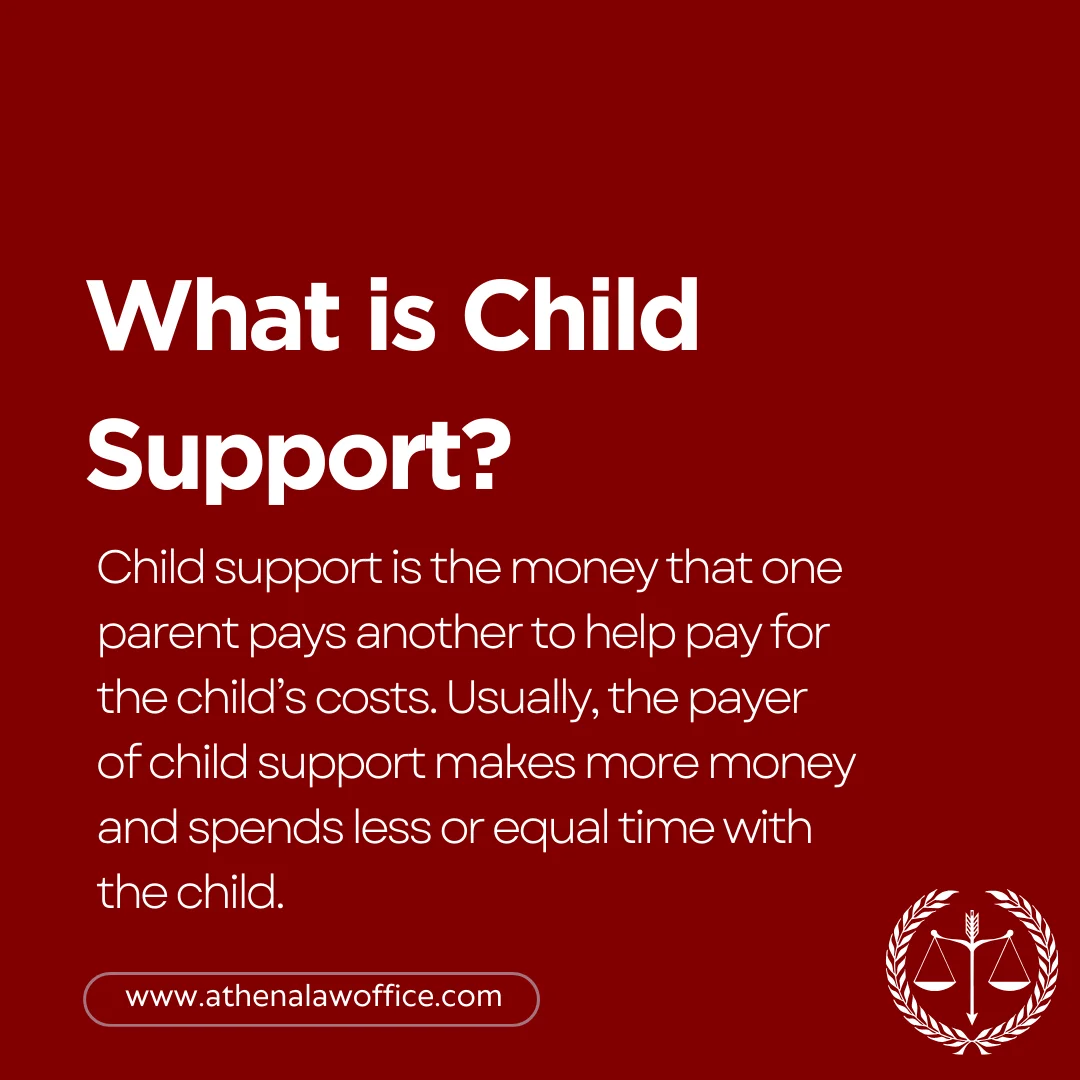 A definition post explaining what is child support