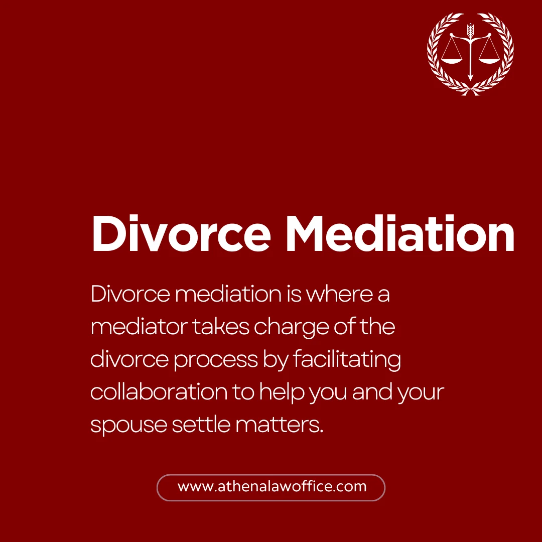 A definition post explaining what is divorce mediation