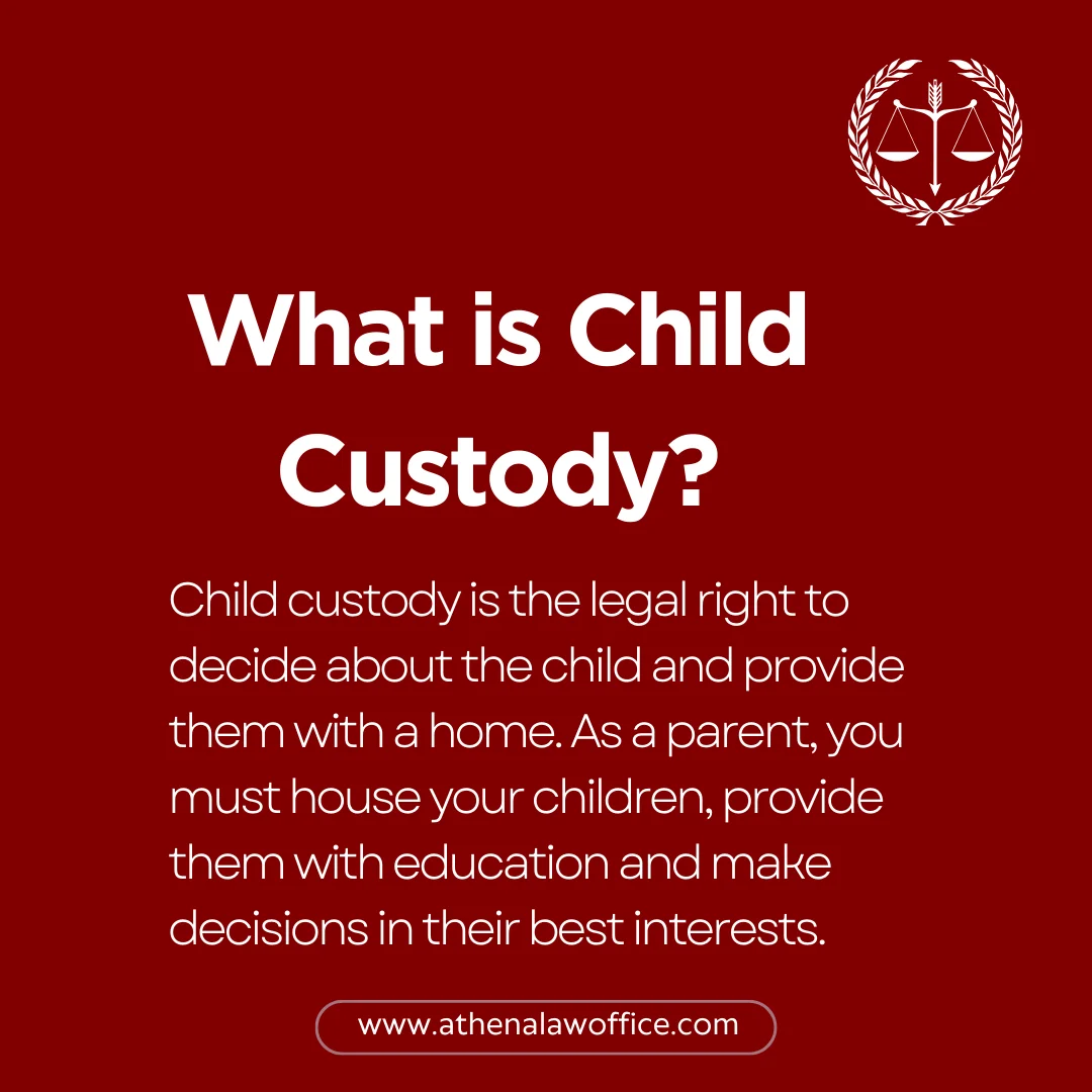 An infographic on what is child custody in Ontario