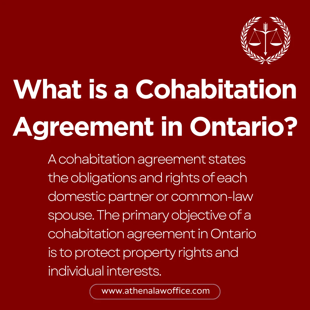 A definition post explaining what is a cohabitation agreement in Ontario