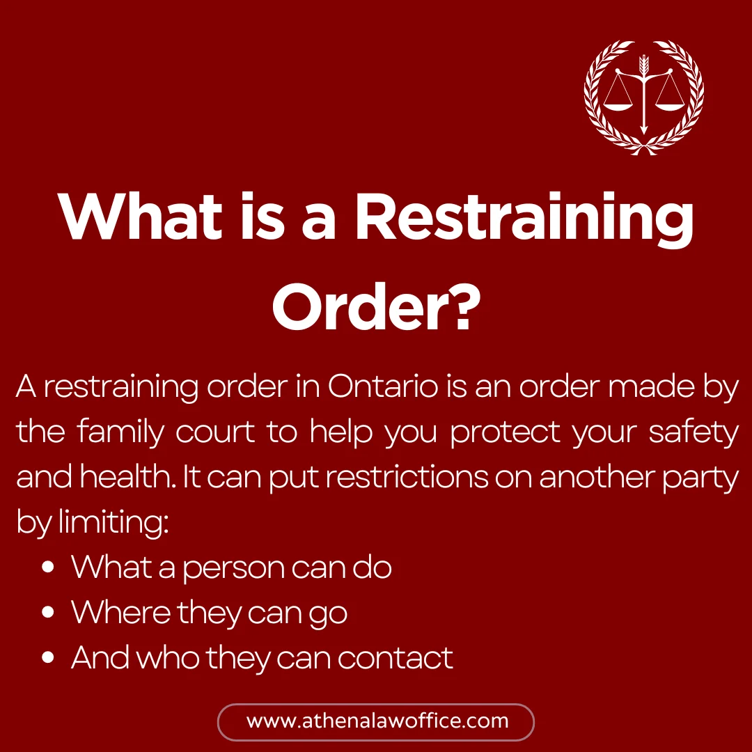 An answer post explaining what is a restraining order in Ontario