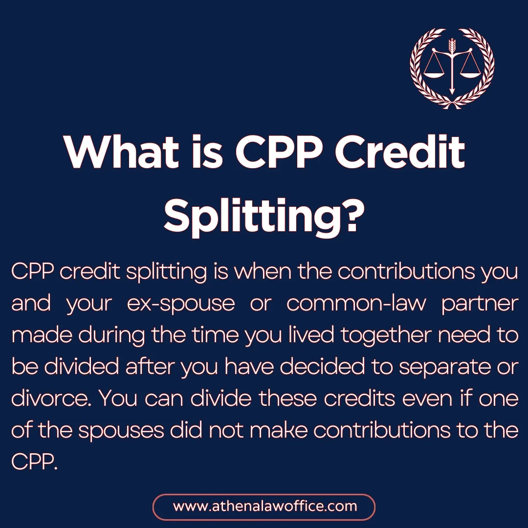 An answer post explaining what is CPP credit splitting