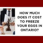 How much does it cost to freeze your eggs in ontario