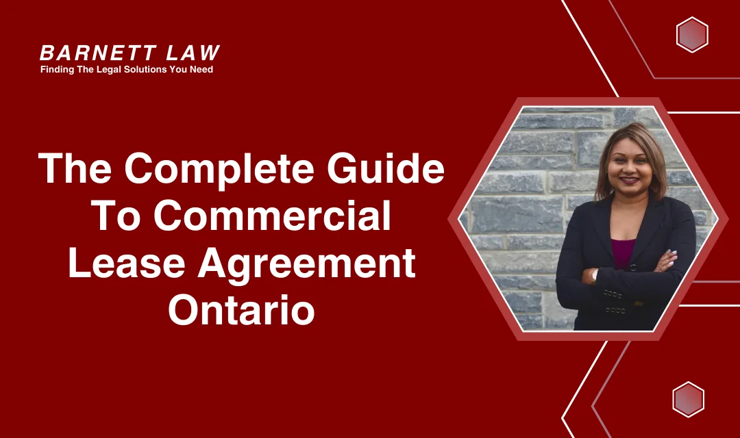 A guide about commercial lease agreement Ontario.