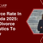 The divorce rate in Canada 2025 title page.
