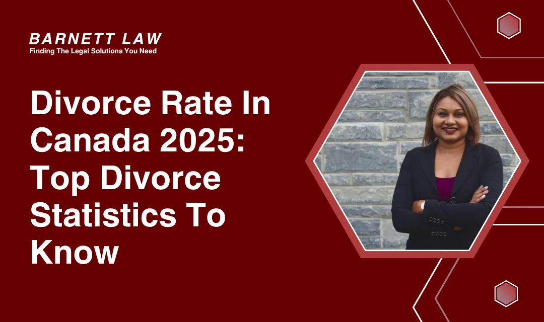 The divorce rate in Canada 2025 title page.