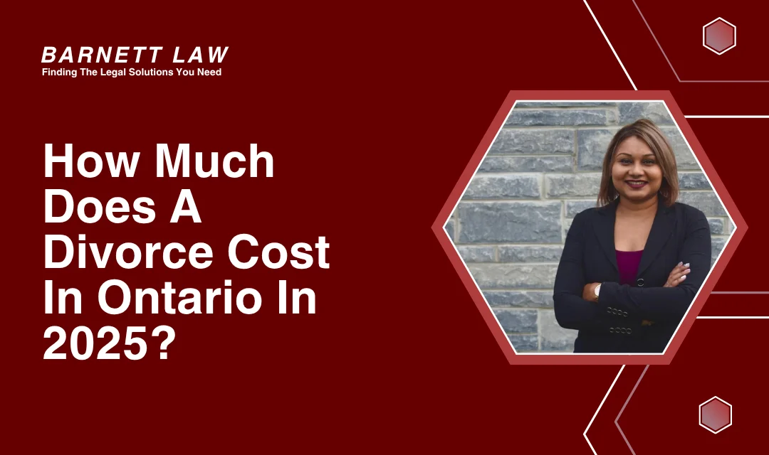 A title page about how much does a divorce cost in Ontario.